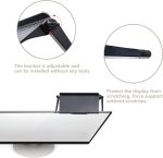 2 Pieces TV Top Shelf, Computer Screen Top Storage Bracket, Adjustable Monitor Top Shelf for Cellphone Stand, Streaming Devices, Media Boxes, Speakers, Game Console and Router - Image 4